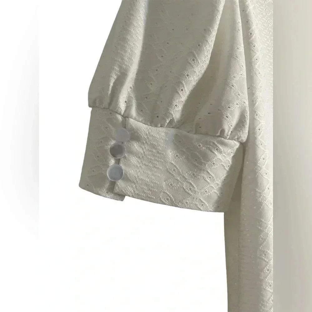 BMJL Womens Dressy Casual V-Neck  Blouse - Size Small - Picture 6 of 7